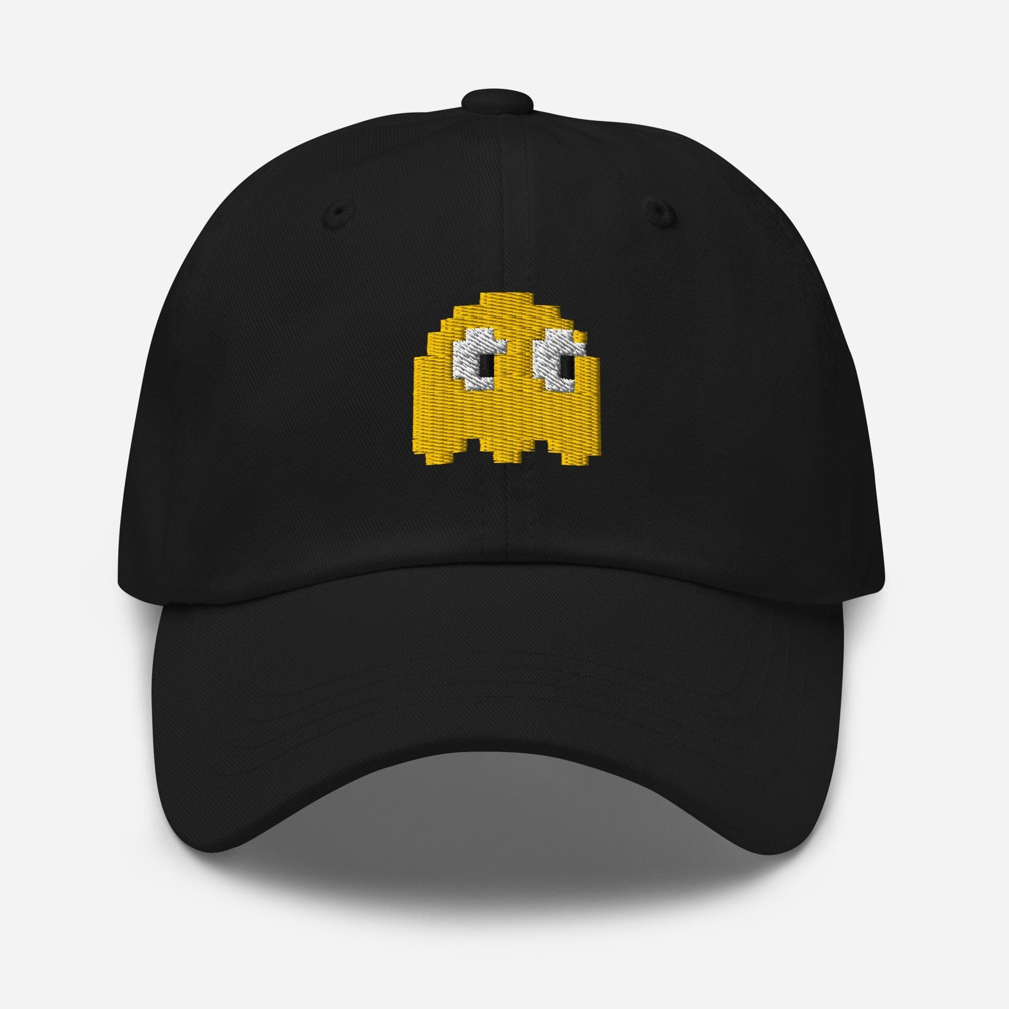 Embroidered Pacman Monster Hat – Retro Arcade Game Cap, Gamer Gift, 80s Video Game Dad Hat, Unisex Vintage Gaming Cap