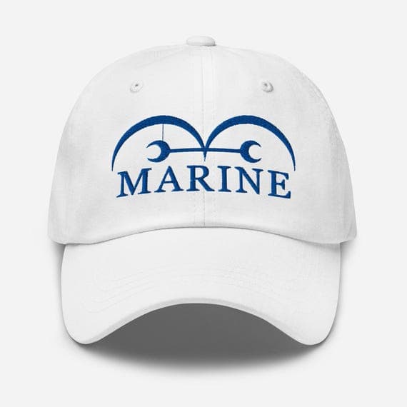 Marine Cap Embroidered Hat Anime Baseball Cap