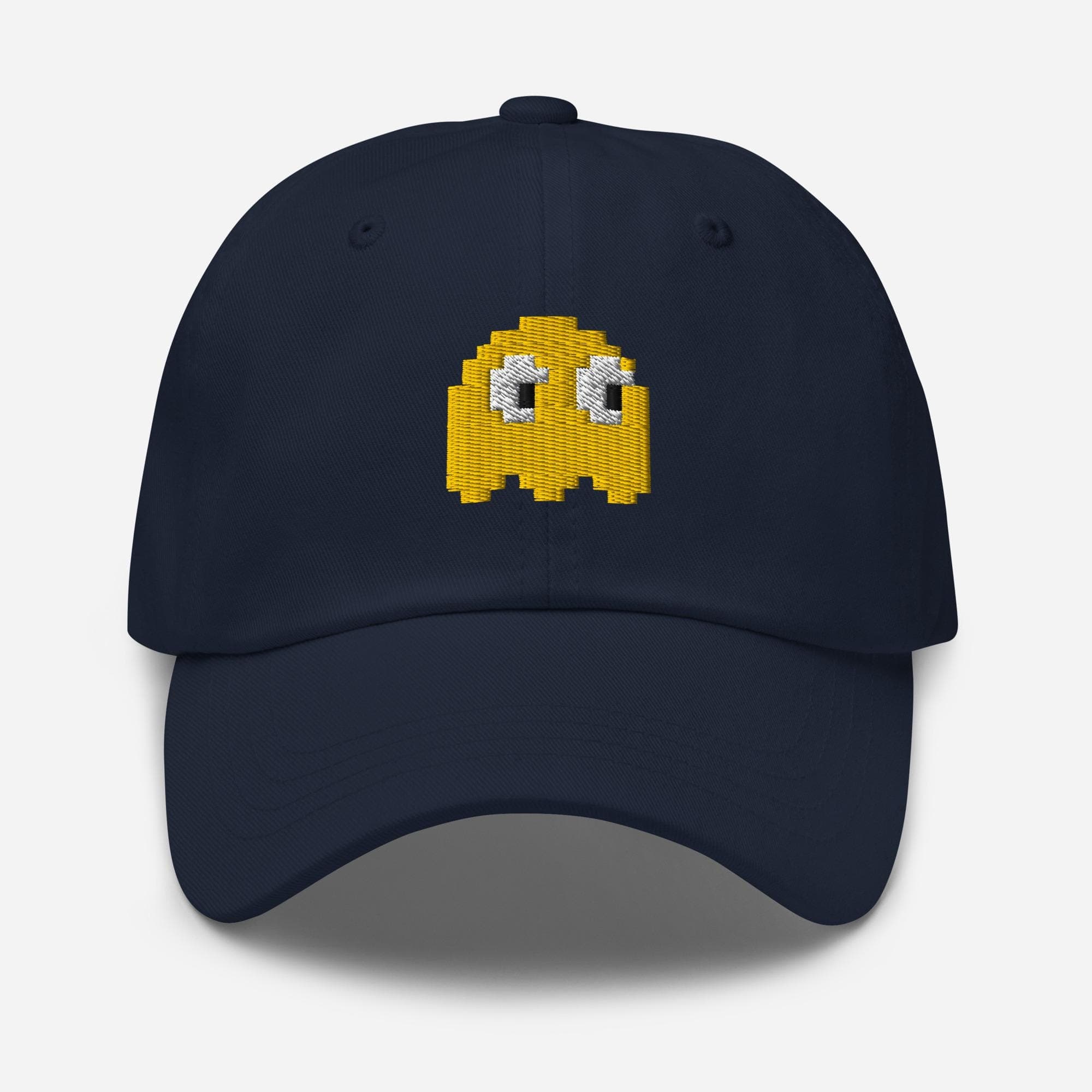 Embroidered Pacman Monster Hat – Retro Arcade Game Cap, Gamer Gift, 80s Video Game Dad Hat, Unisex Vintage Gaming Cap