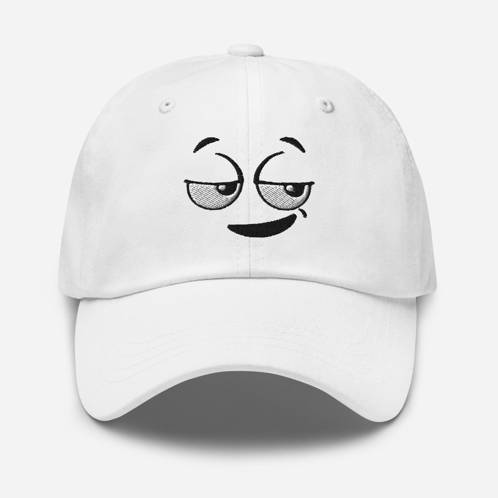 Embroidered Side Eye Hat | Funny Cartoon Face Cap | Cute Expression Baseball Hat