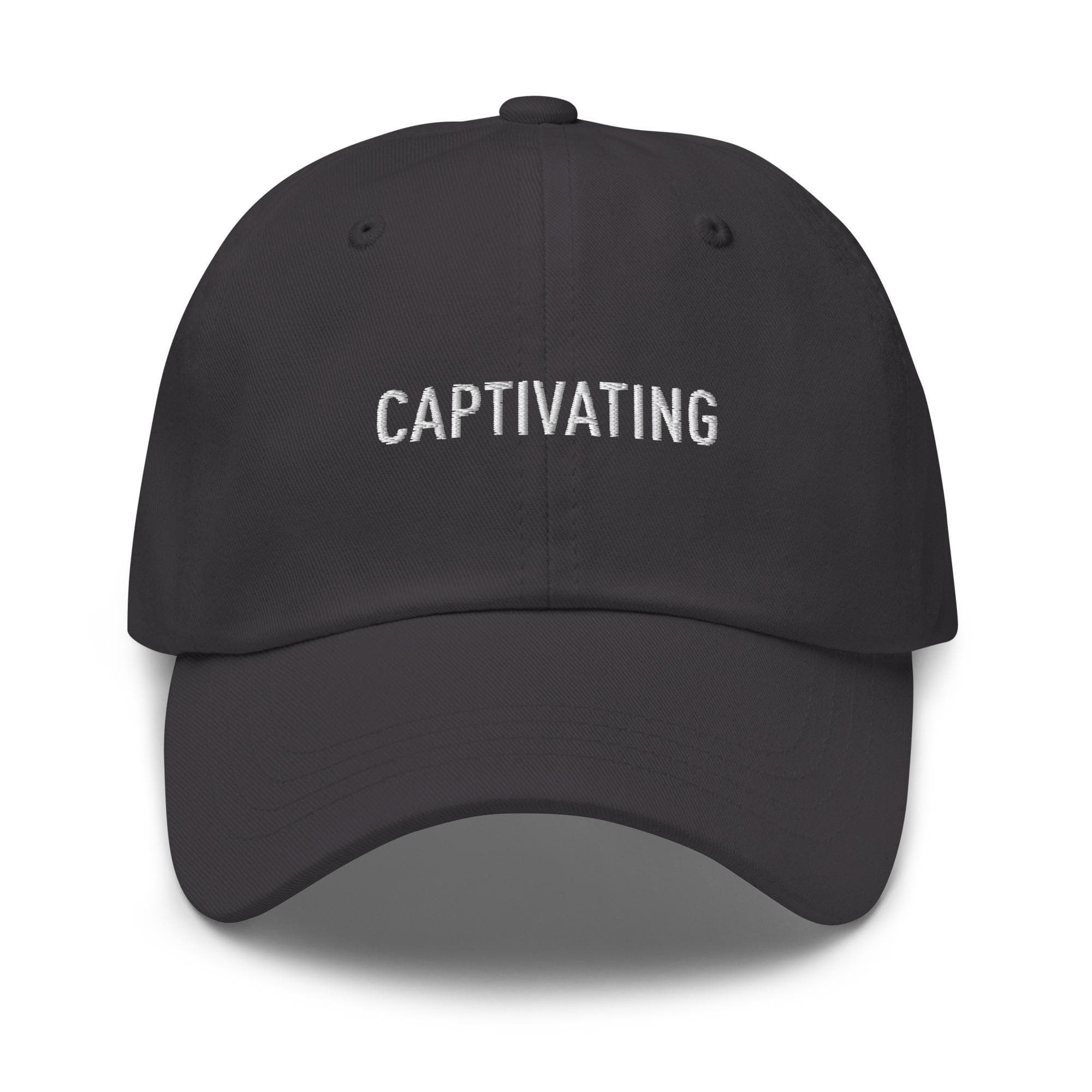 Captivating Hat Embroidered Hat with Adjustable Strap Metal | Minimalist Hat | Personality Traits Hat | Baseball Cap | Gift for Friend