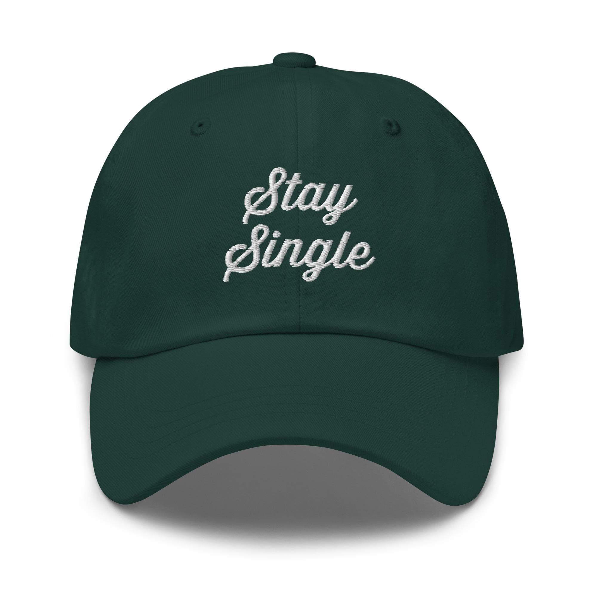Stay Single Hat Embroidered Hat Anti Valentines Day Hat Single Day Hat Couple Hat Gamer Hat Gift for Friend Single Day Hat Gift for Singles