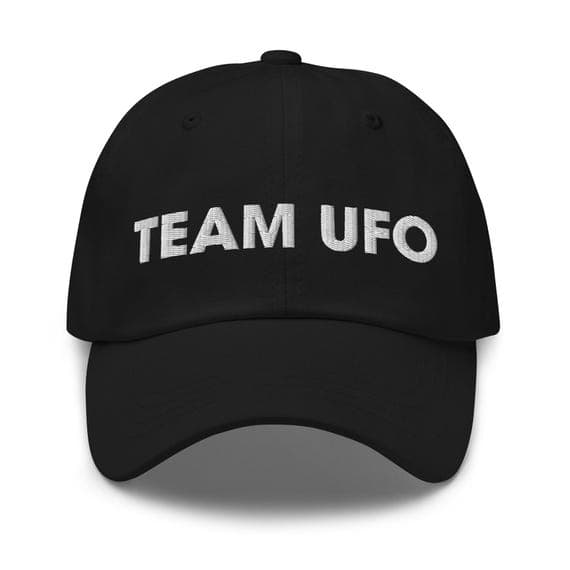 Team UFO Hat – Embroidered Alien Cap, Sci-Fi UFO Lover, Space Enthusiast Gift, Alienware Baseball Cap