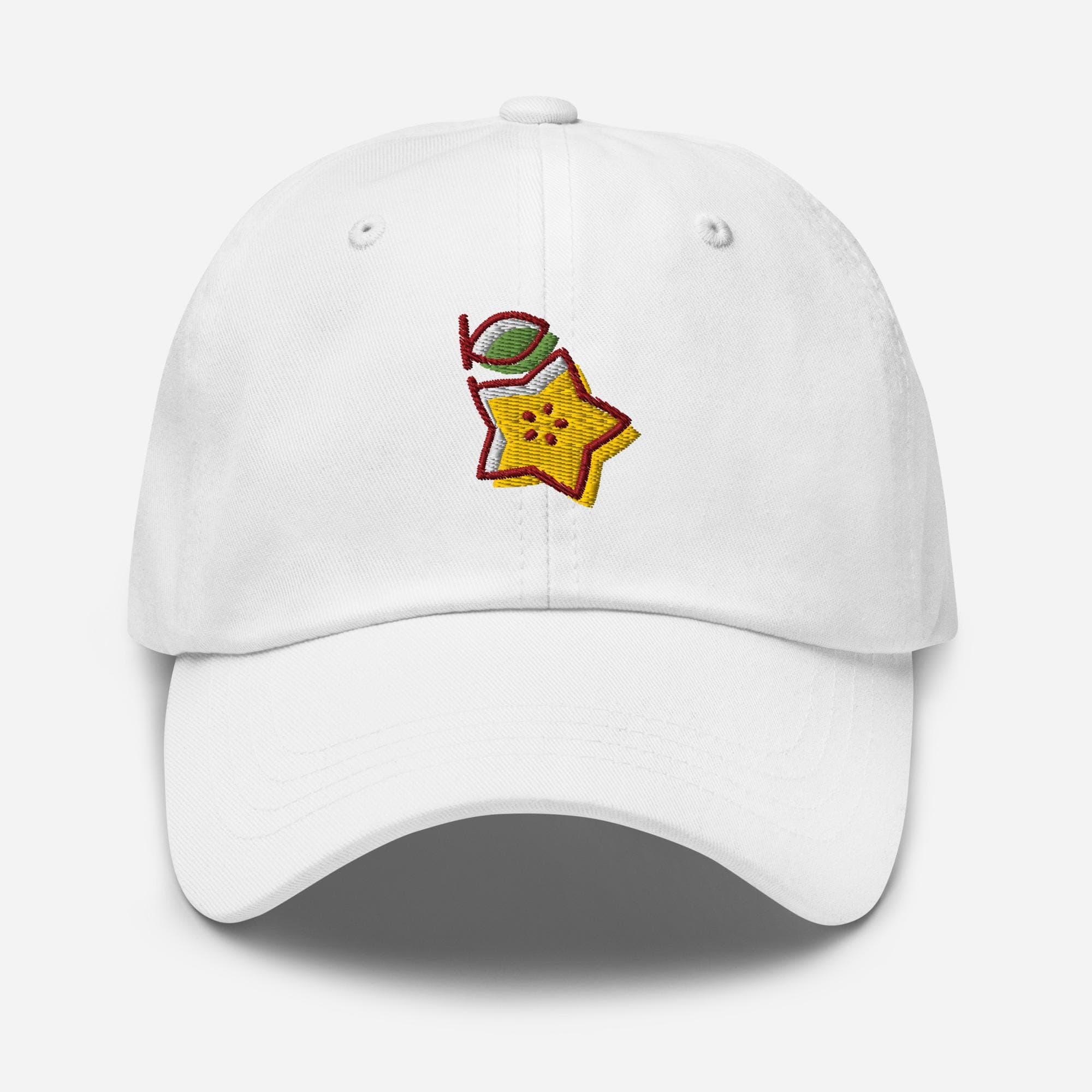 Cute Carambola Dad Cap | Starfruit Embroidered Baseball Hat | Fruit Lover Gift | Casual Unisex Hat