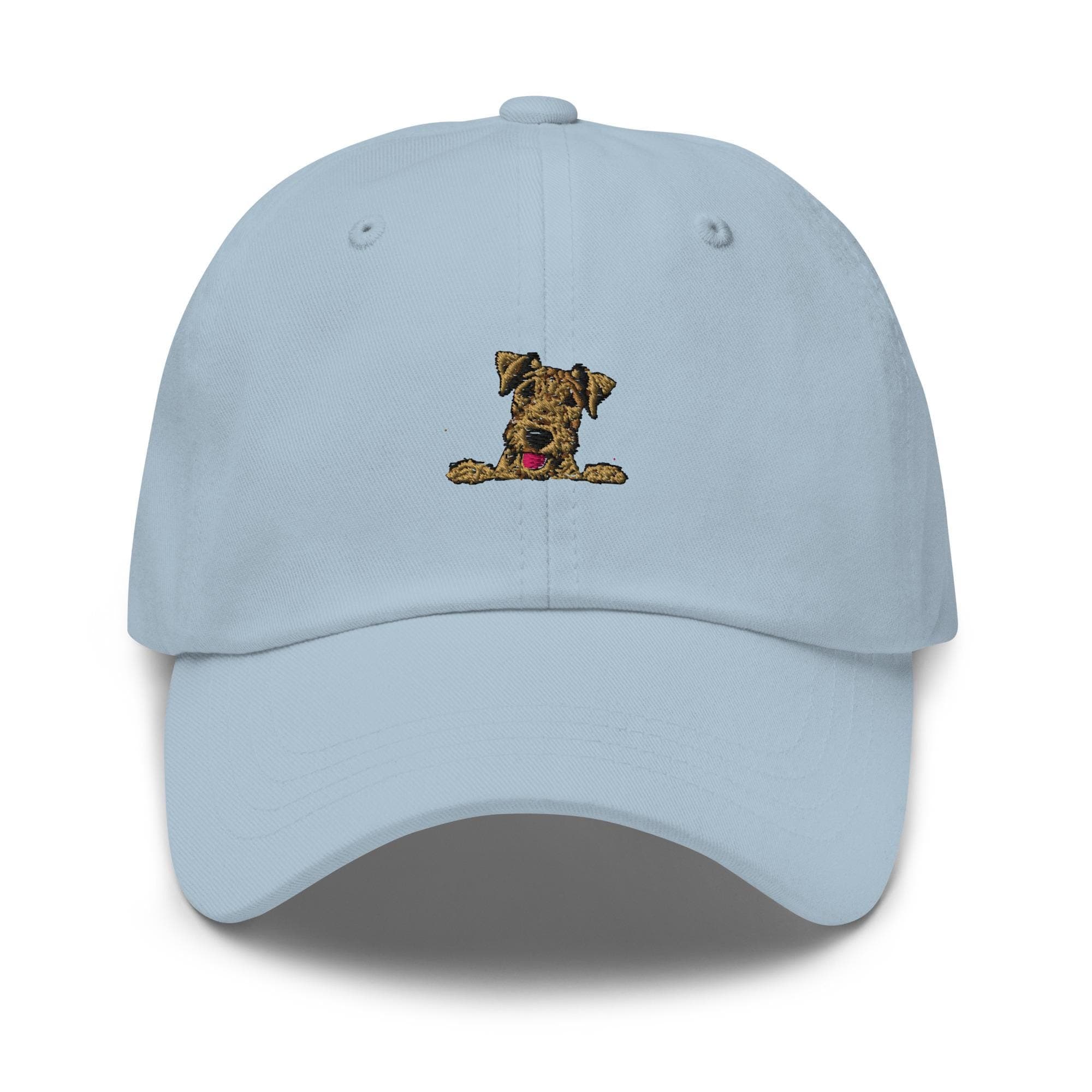 Airedale Terrier Hat Embroidered Dad Hat Cute Terrier Cap Gift for Dad Dog Animal Lover Gift for Terrier Dog Owner Cute Small Dog Gift Hat