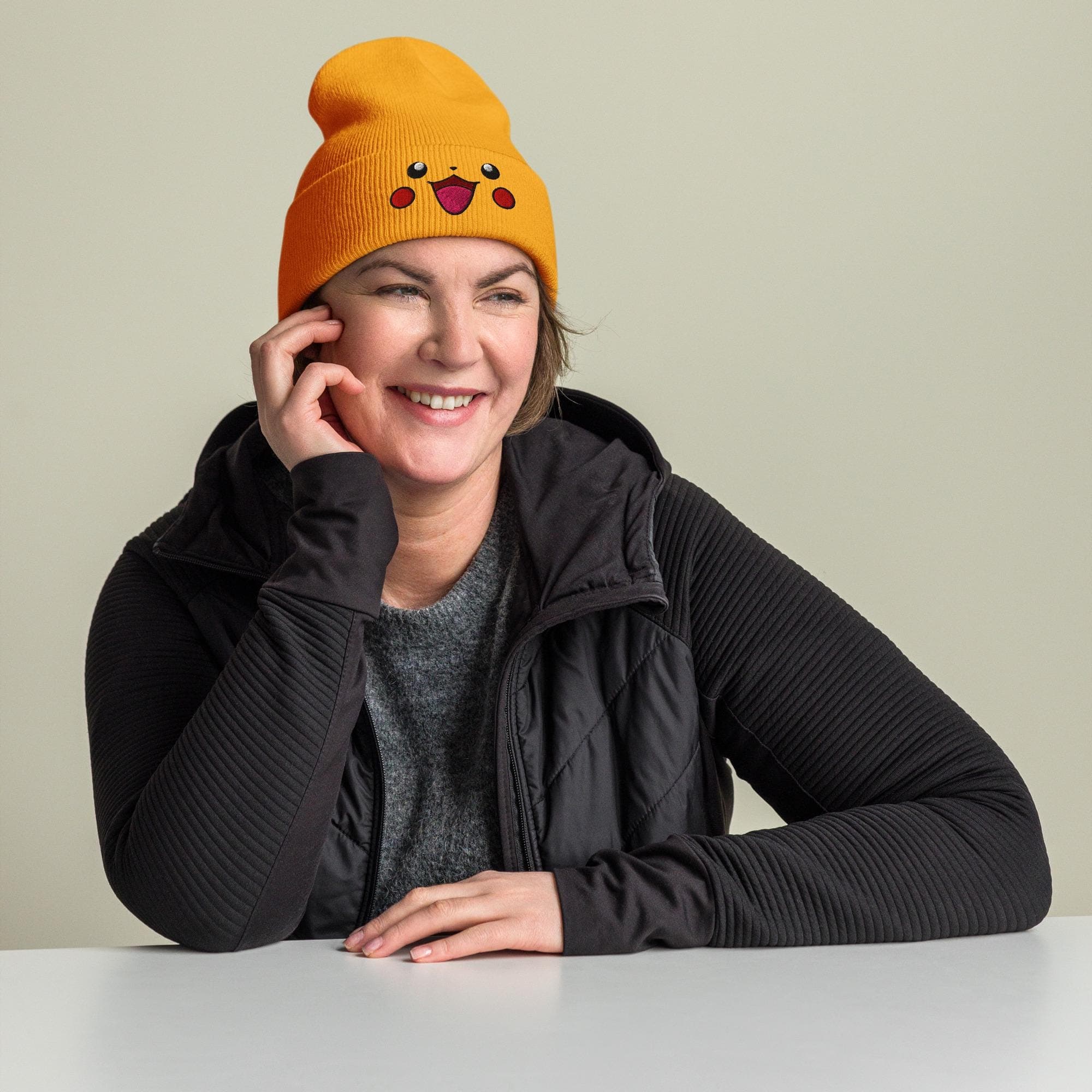 Pikachu Face Beanie Embroidered 
pikachu beanie
cute pikachu pokemon
cute pokemon
pokemon fan
pikachu fan
pikachu hat
yellow pikachu beani
pika beanie
pikachu bonnet
pikachu embroidered