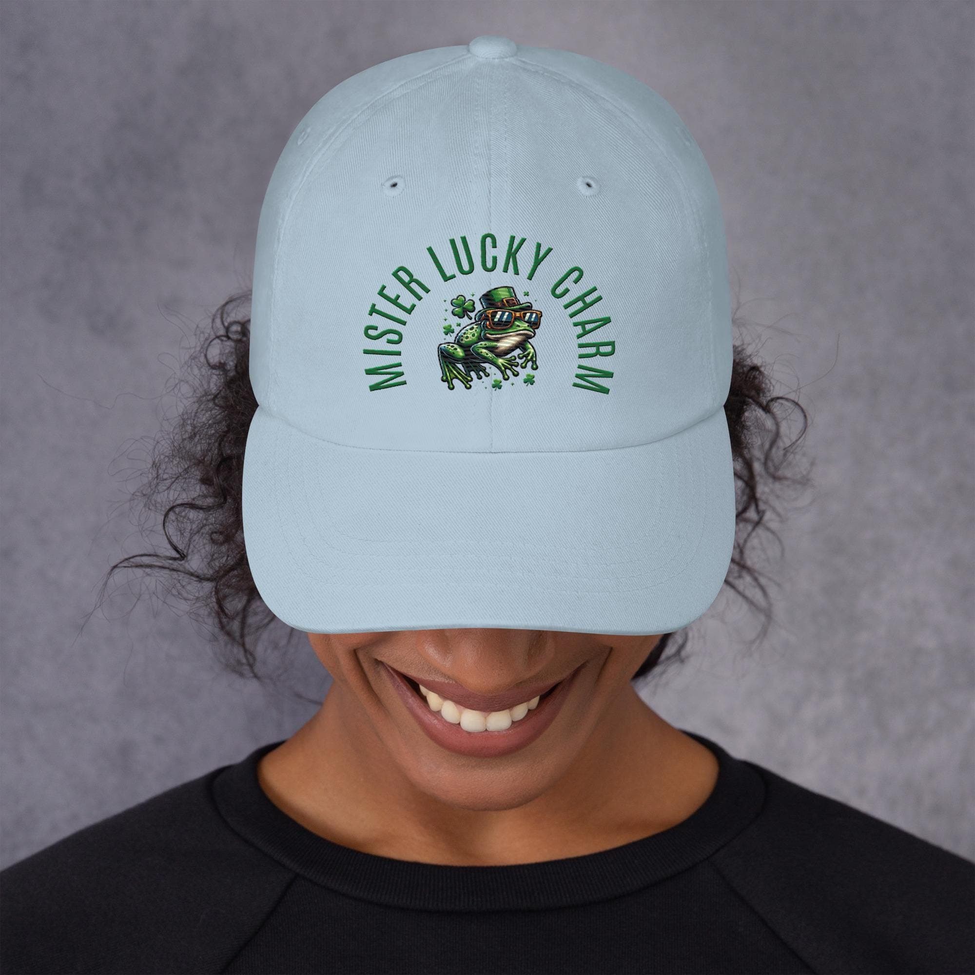 Mister Lucky Charm Hat Embroidered Dad Cap | Cute Frog Hat St Patricks Day Gift st patricks Hat
for frog owner
for frog lover
frog gift
cute frog
four leaf clover
lucky quotes
leprechaun
holiday gift
trending hat