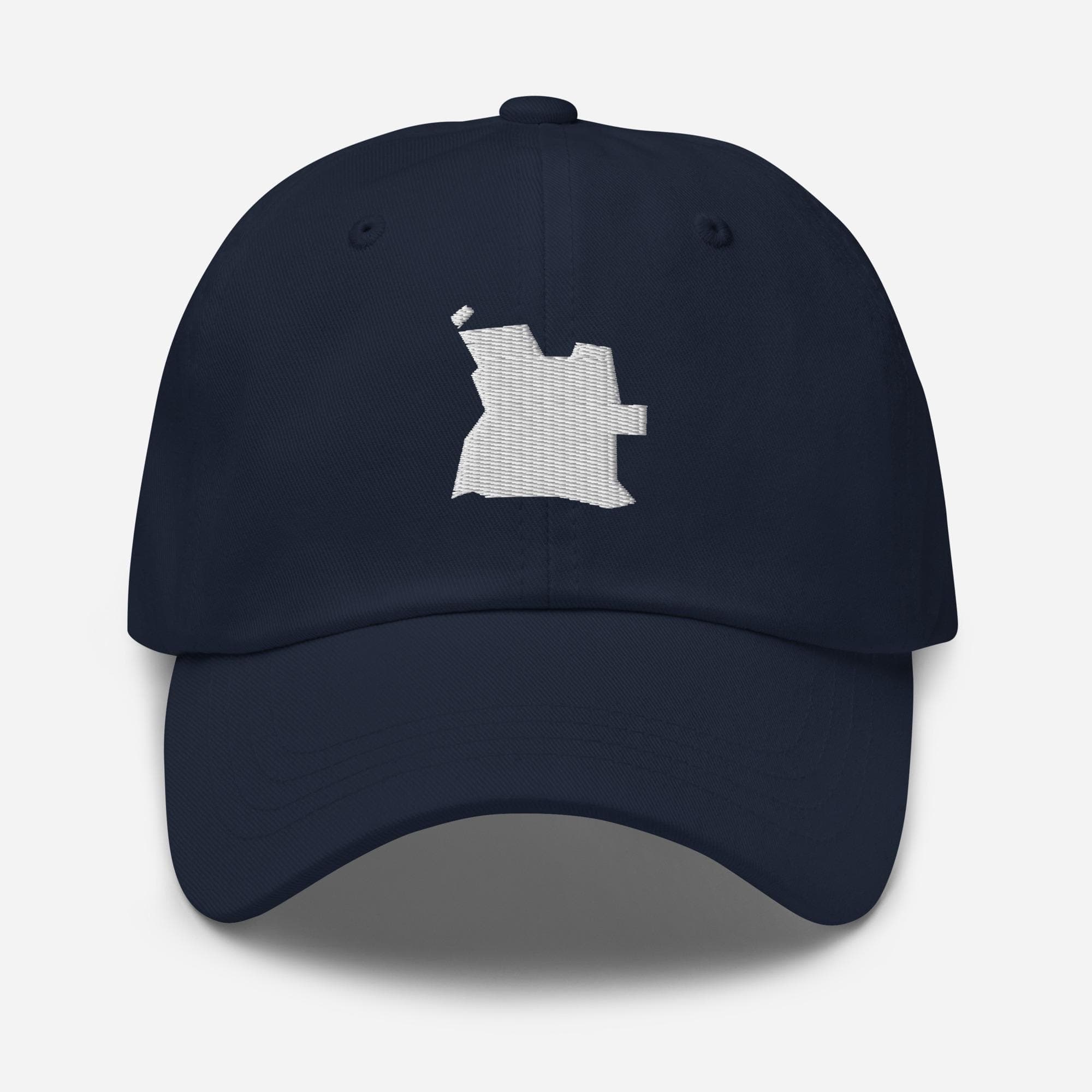 Angola Map Embroidered Hat | Country Flag Baseball Cap | Travel Lover Gift