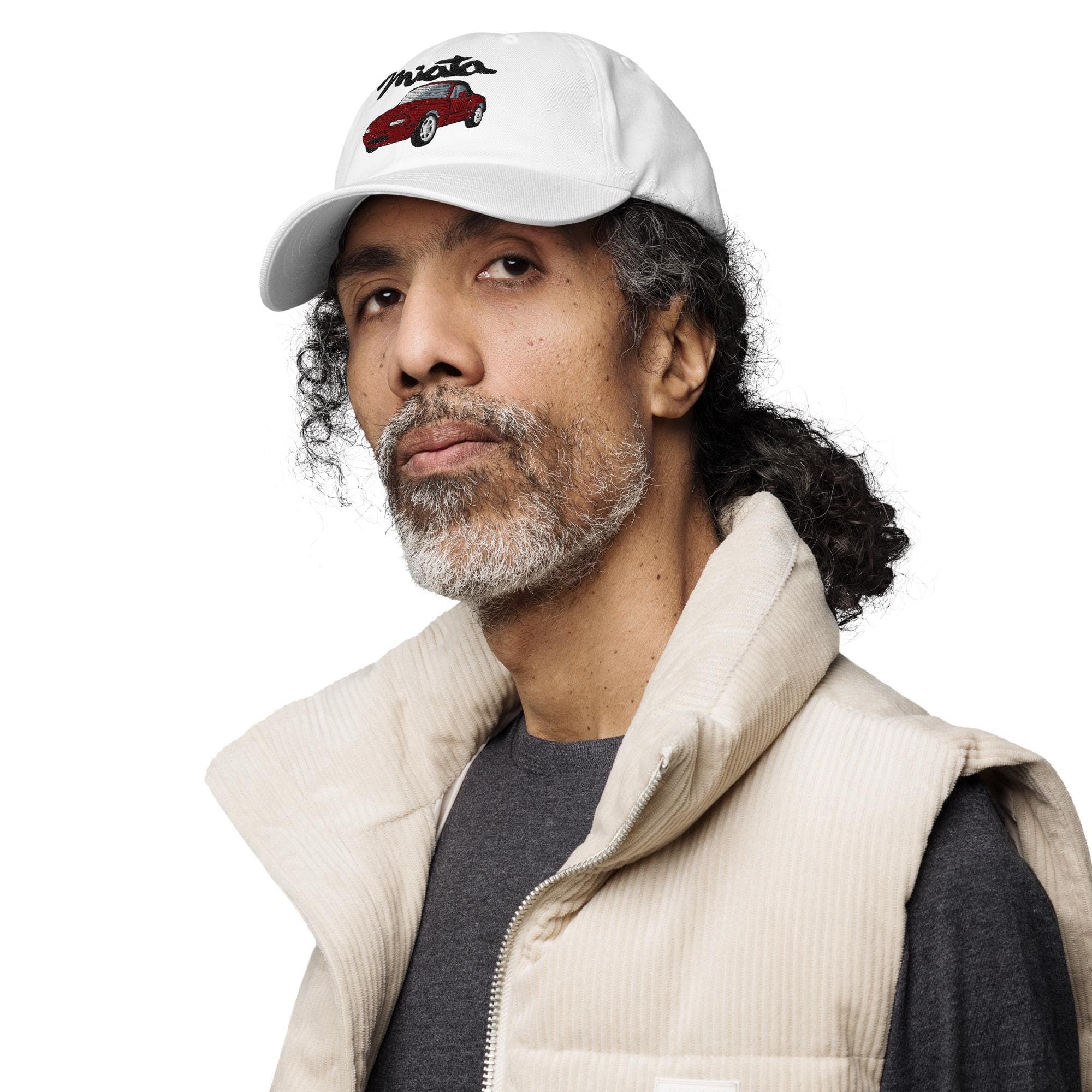 MAroon Miata Mazda Hat Embroidered Dad Cap