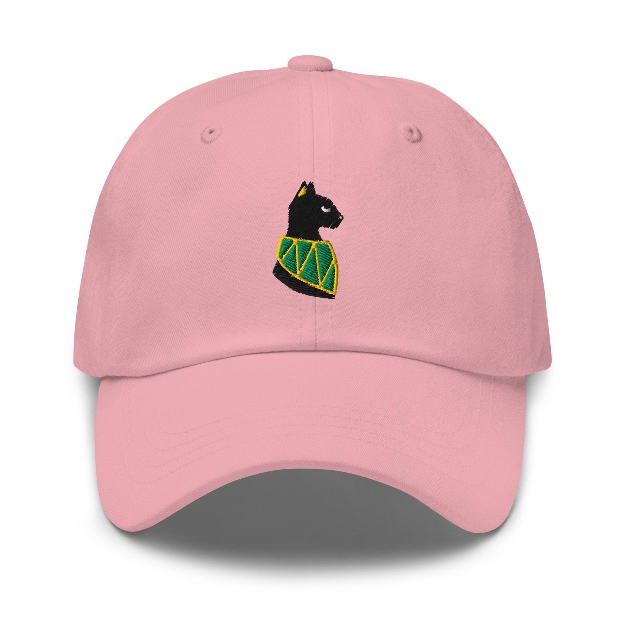 Egyptian Cat Embroidered Premium Dad Cap Baseball Cap Egyptian Hieroglyphs King Tut Hat Persian Hats Horus Hat Black Cat cute gift for her