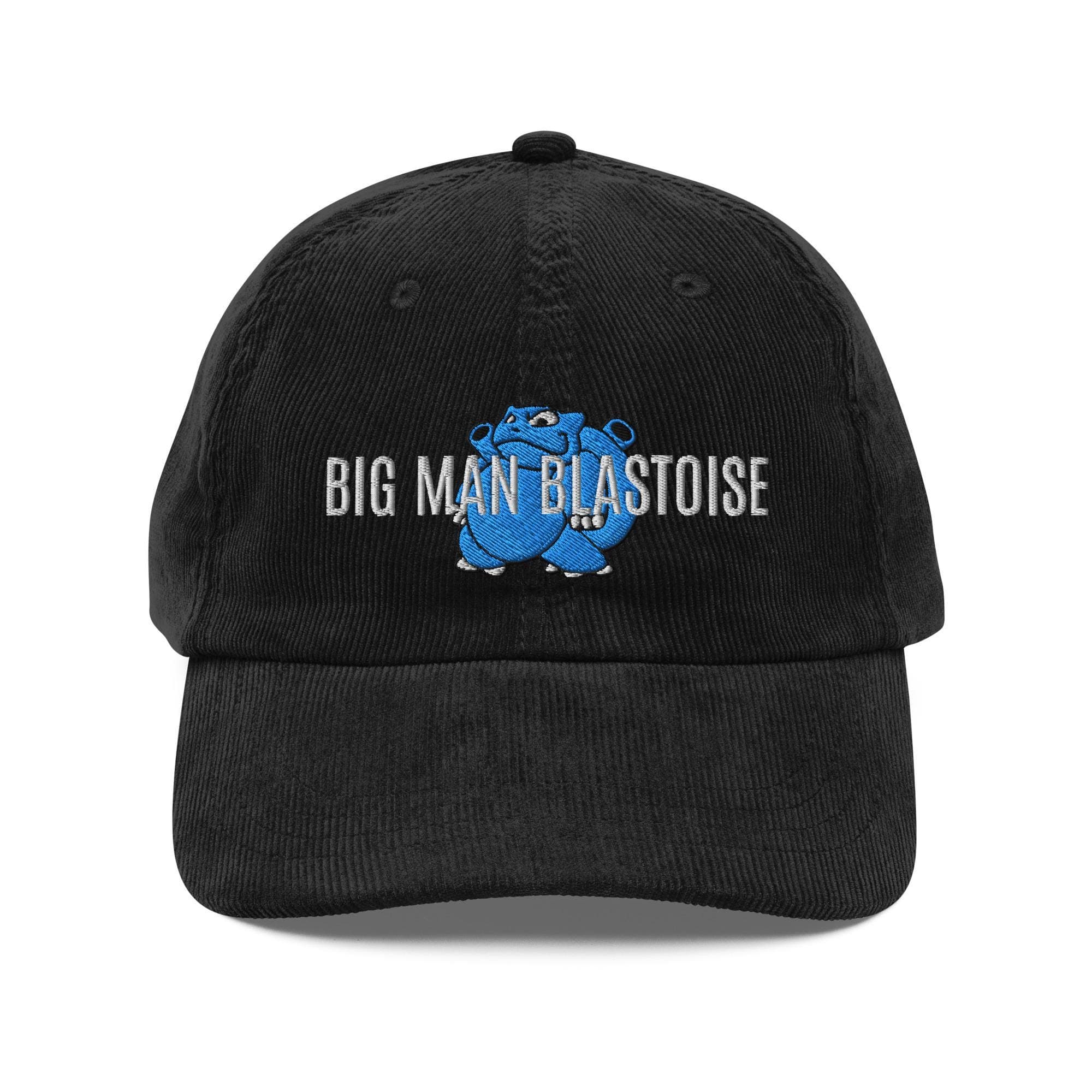 Big Man Blastoise Hat Embroidered corduroy cap