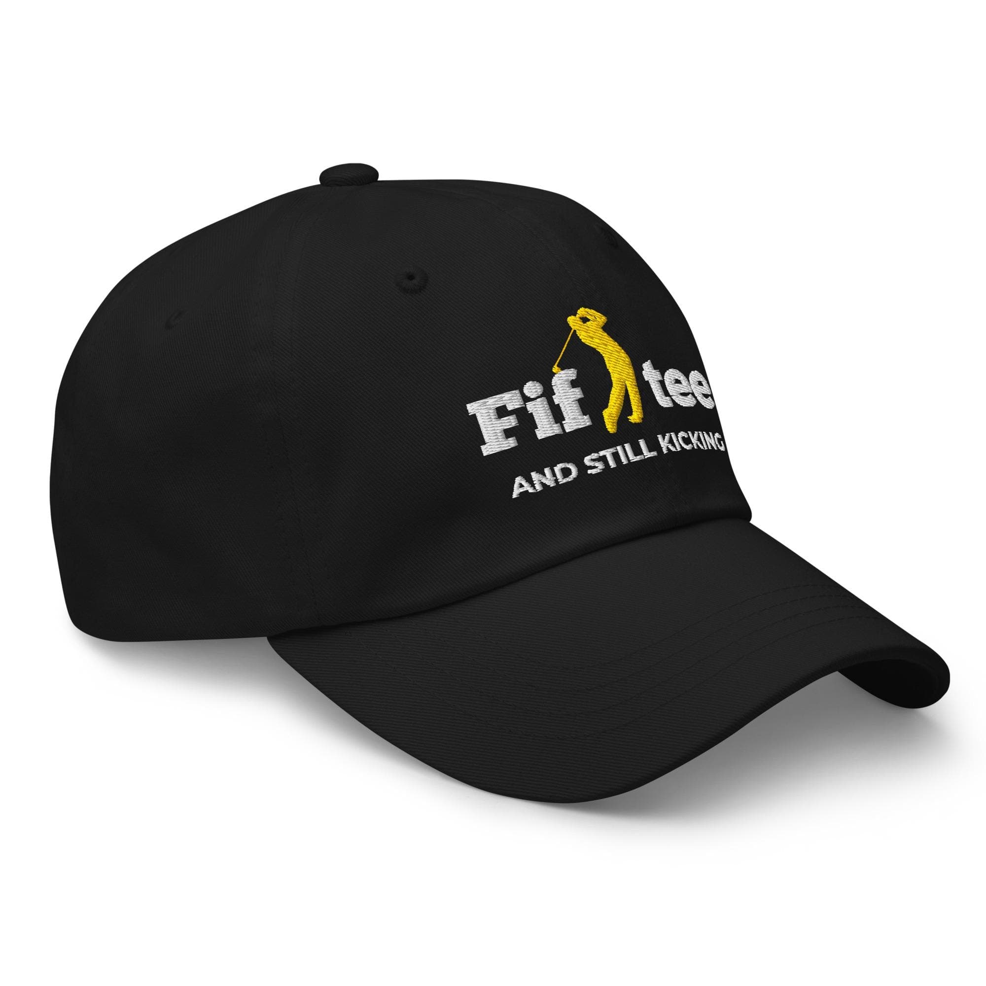 Fifty and Still Kicking Hat | Funny 50th Birthday Baseball Dad Cap | Embroidered Vintage Style Gift for Him | 50th Birthday Humor Gift
