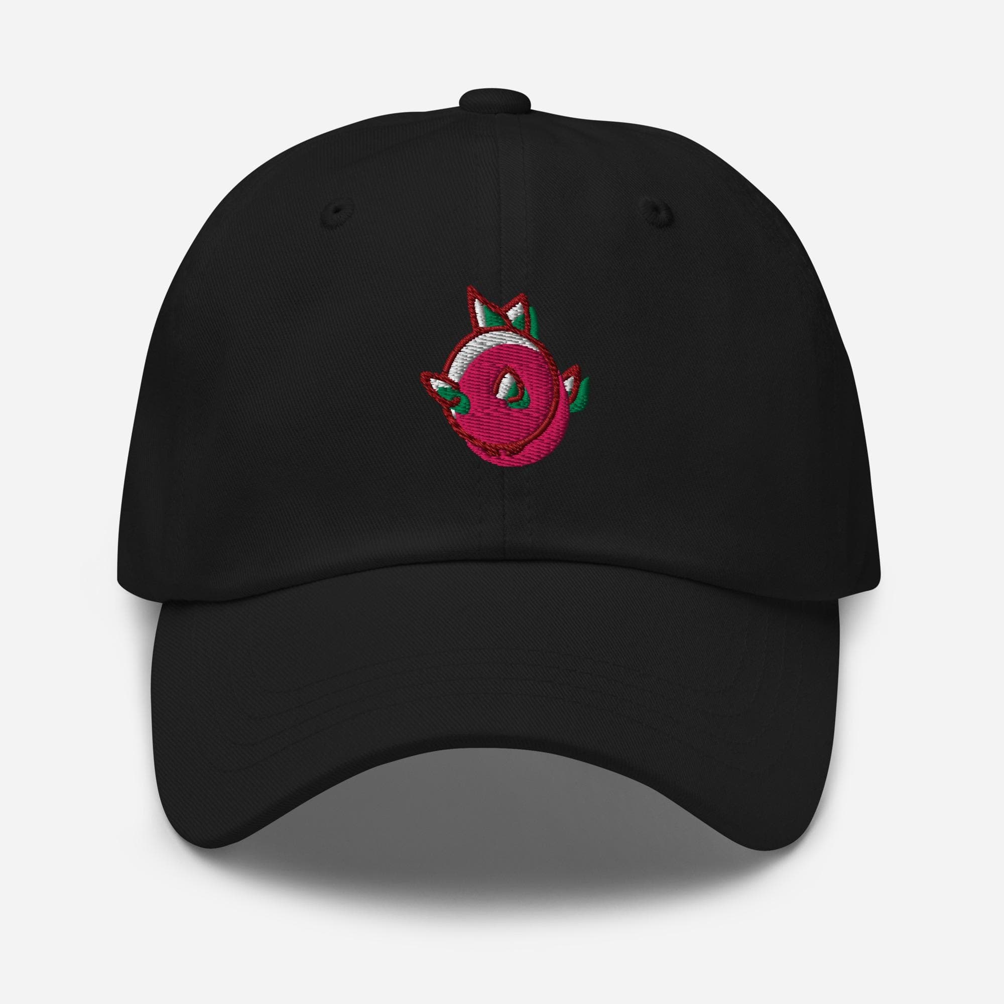 Dragon Fruit Baseball Dad Cap – Embroidered Fruit Hat, Summer Aesthetic Headwear, Casual Adjustable Cap Gift