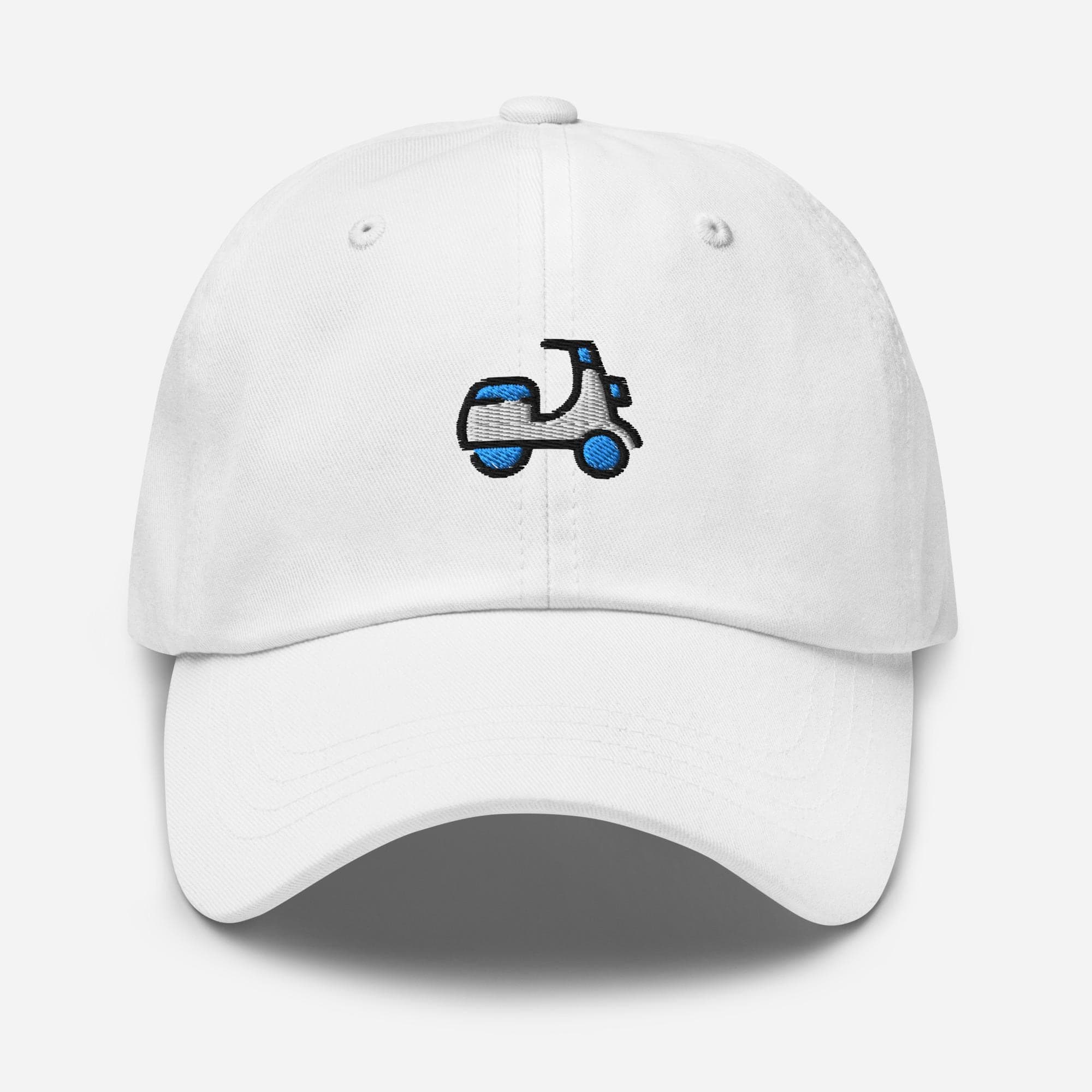 Cute Scooter Embroidered Hat, Bike Rider Baseball Cap, Aesthetic Embroidery Dad Hat, Unique Gift for Cyclist or Scooter Lover