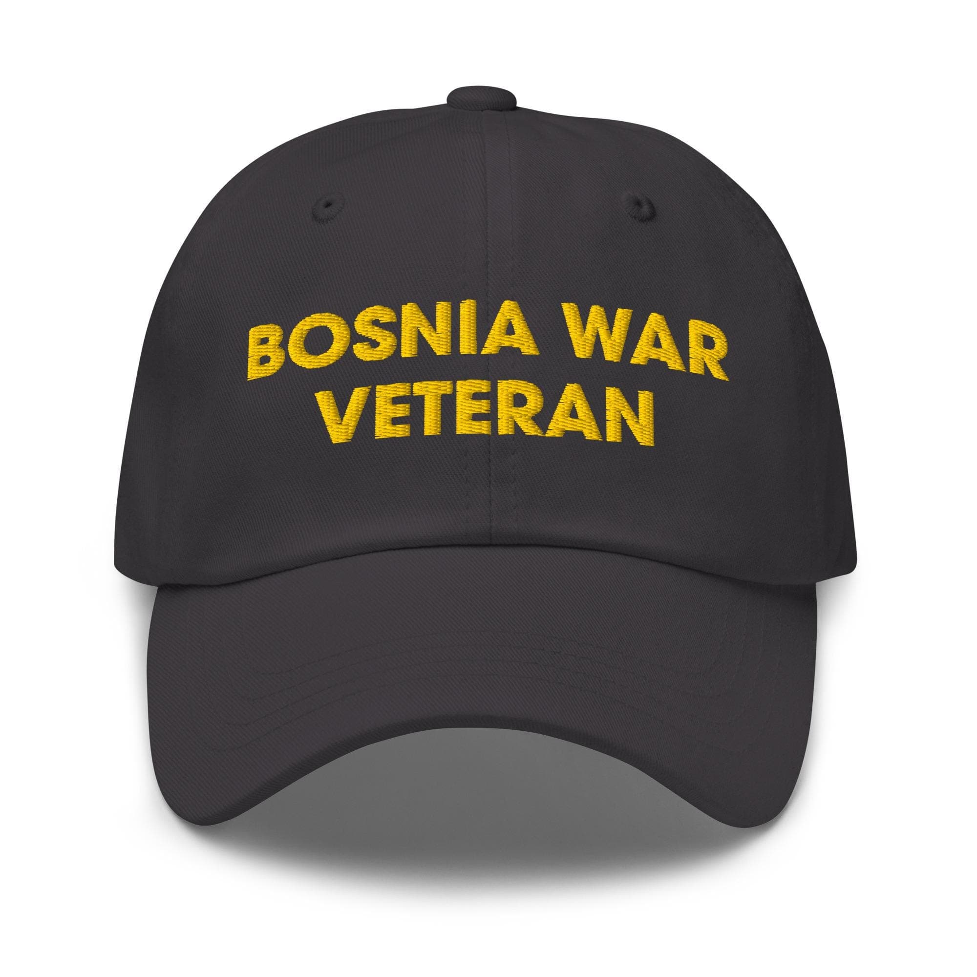 Bosnia War Veteran Hat Embroidered Hat Gift for Veteran Gift for Grandpa Unisex Baseball Hat Adjustable Strap Hat For Men