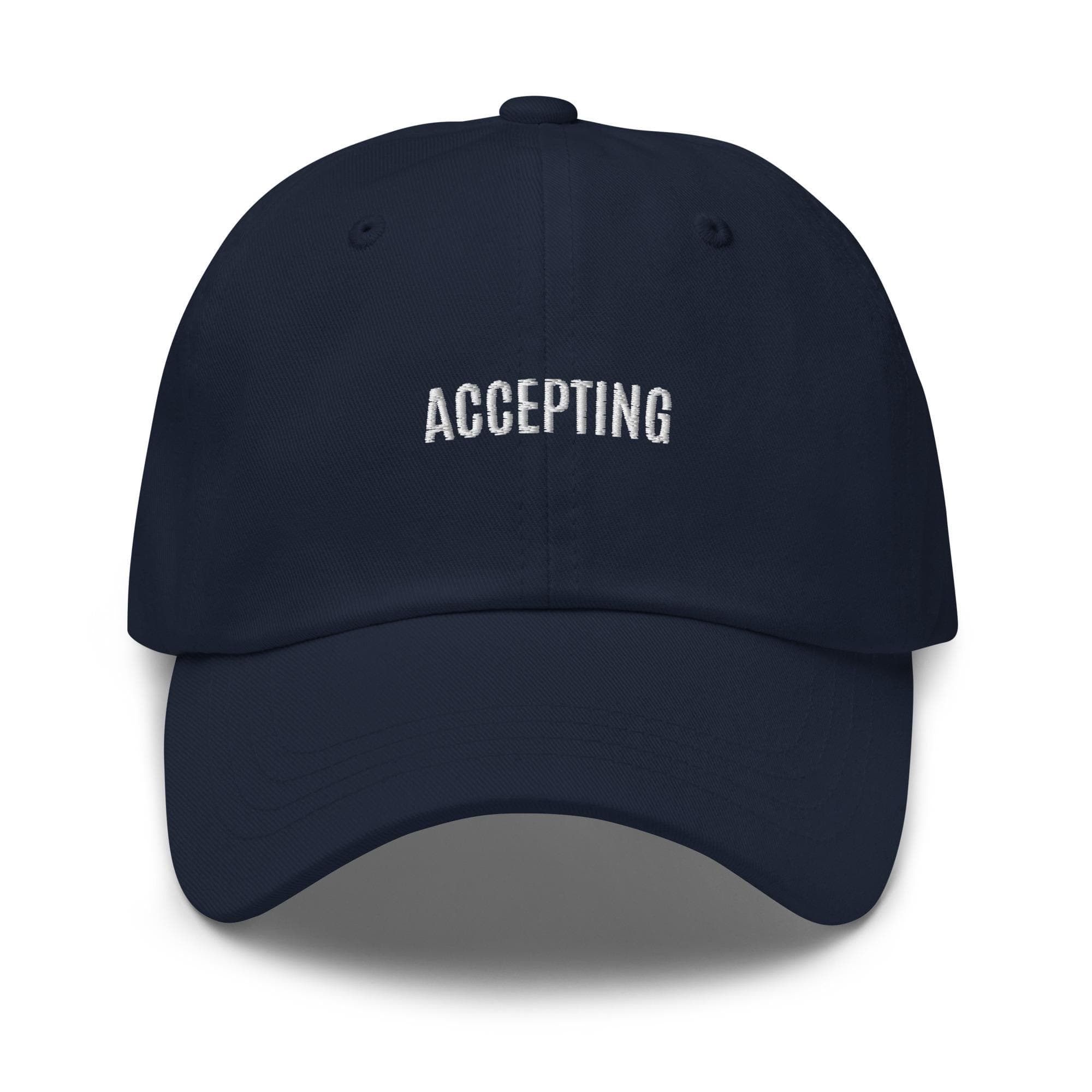 Accepting Cap Embroidered Hat with Adjustable Strap Metal | Personality Traits Hat | Personality Type