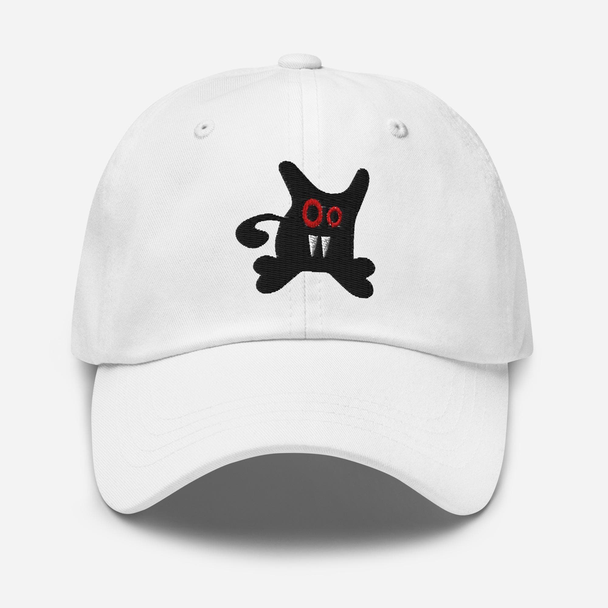 Monster Embroidered Cap – Anime Monster Hat – Kawaii Cartoon Embroidery Cap – Gamer Streetwear Dad Hat – Cute Monster Gift
