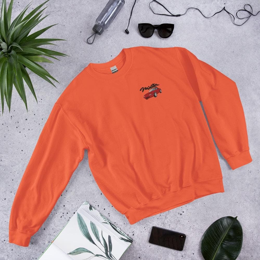 Mazda Miata Embroidered Sweatshirt | Car Lover Gift | JDM Car Crewneck | Miata MX5 Sweatshirt | Gift for Him Her