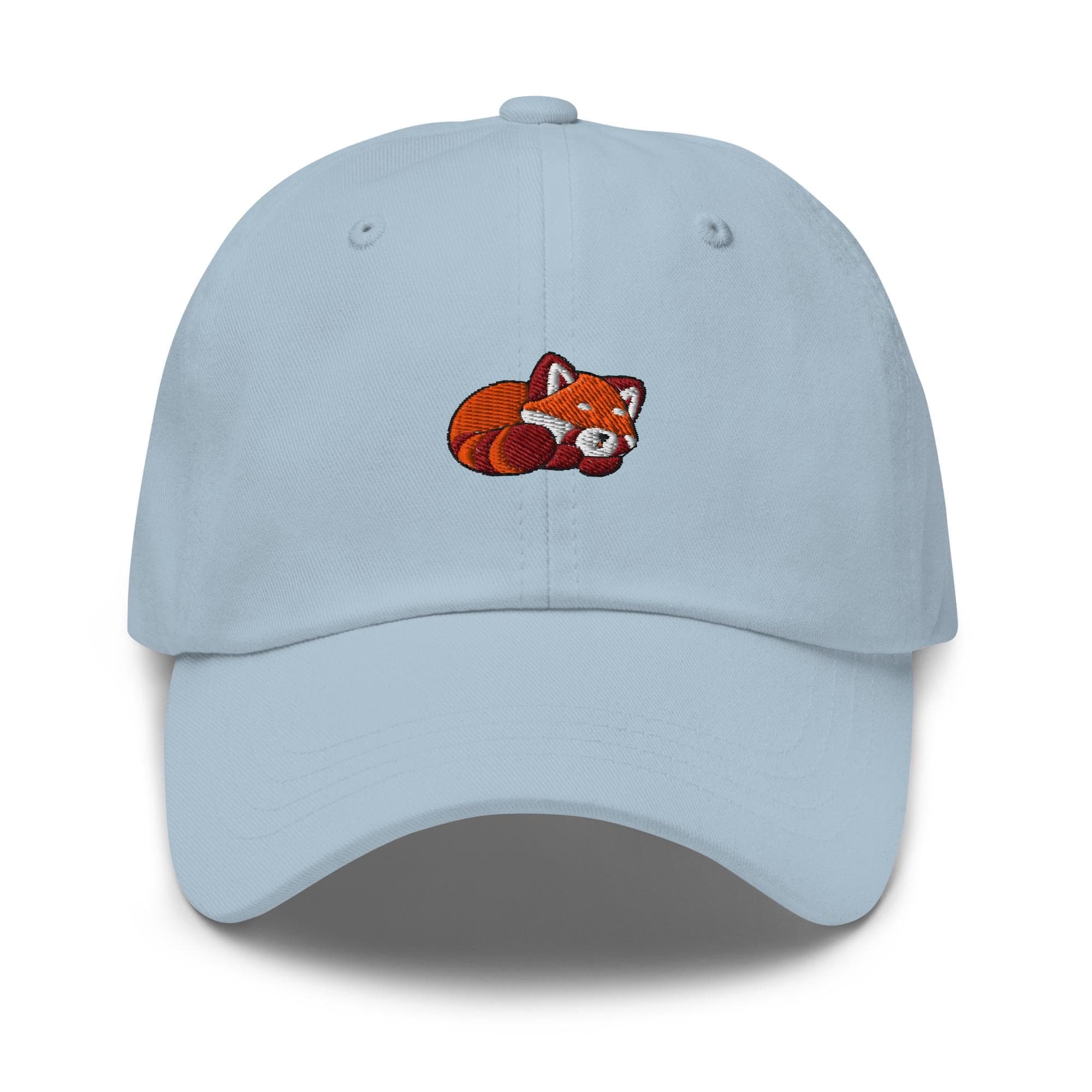 Cute Red Panda Sleeping Embroidered Dad Hat, Gift For Panda Lovers Baseball Cap, Dad Cap Gifts, Gift for Dad Gift for Mom Red Panda Cap