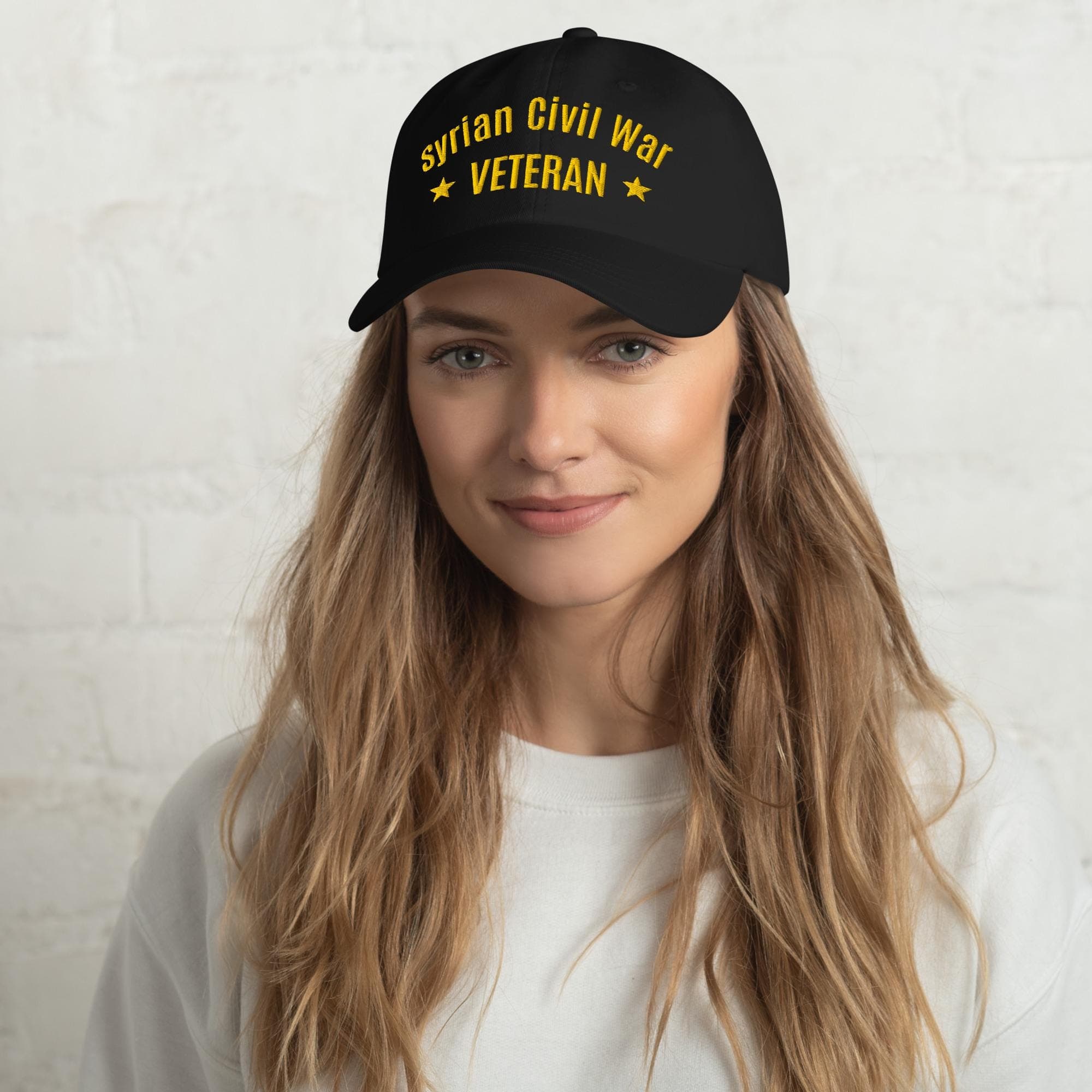 Syrian Civil War Veteran Dad Cap – Embroidered Military Hat, Tribute to Assad Era & Freedom Fighters