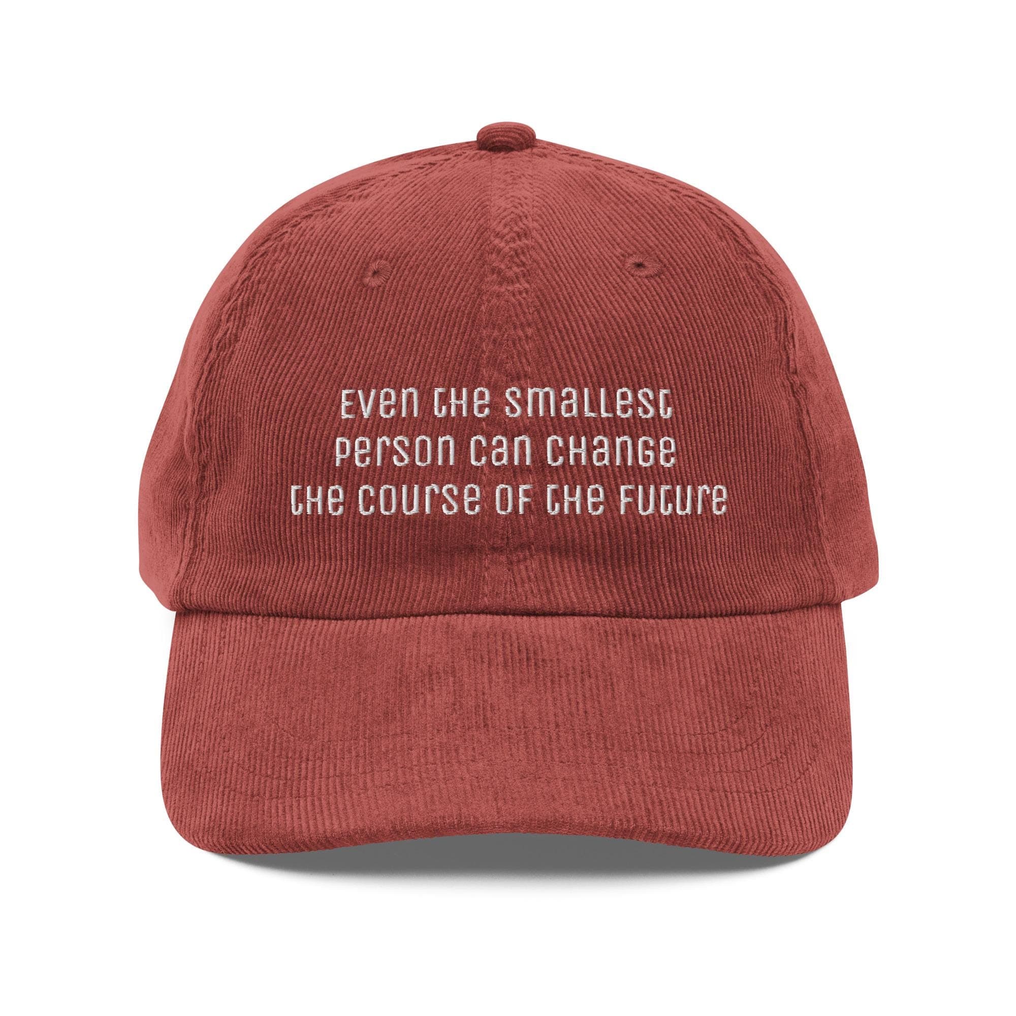 Even the smallest person can change the course of the future hat embroidered corduroy cap Lord of the rings
LOTR merch
Frodo Baggins
The Hobbit
The Fellowship of
book lovers gifts
book lover gifts
Galadriel
galadriel quotes
lotr quotes hat