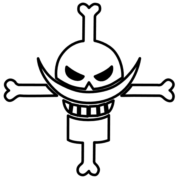 Whitebeard Pirates Logo Anime Embroidered Hat Cross and Skull Logo White Beard Jolly Roger Baseball Cap