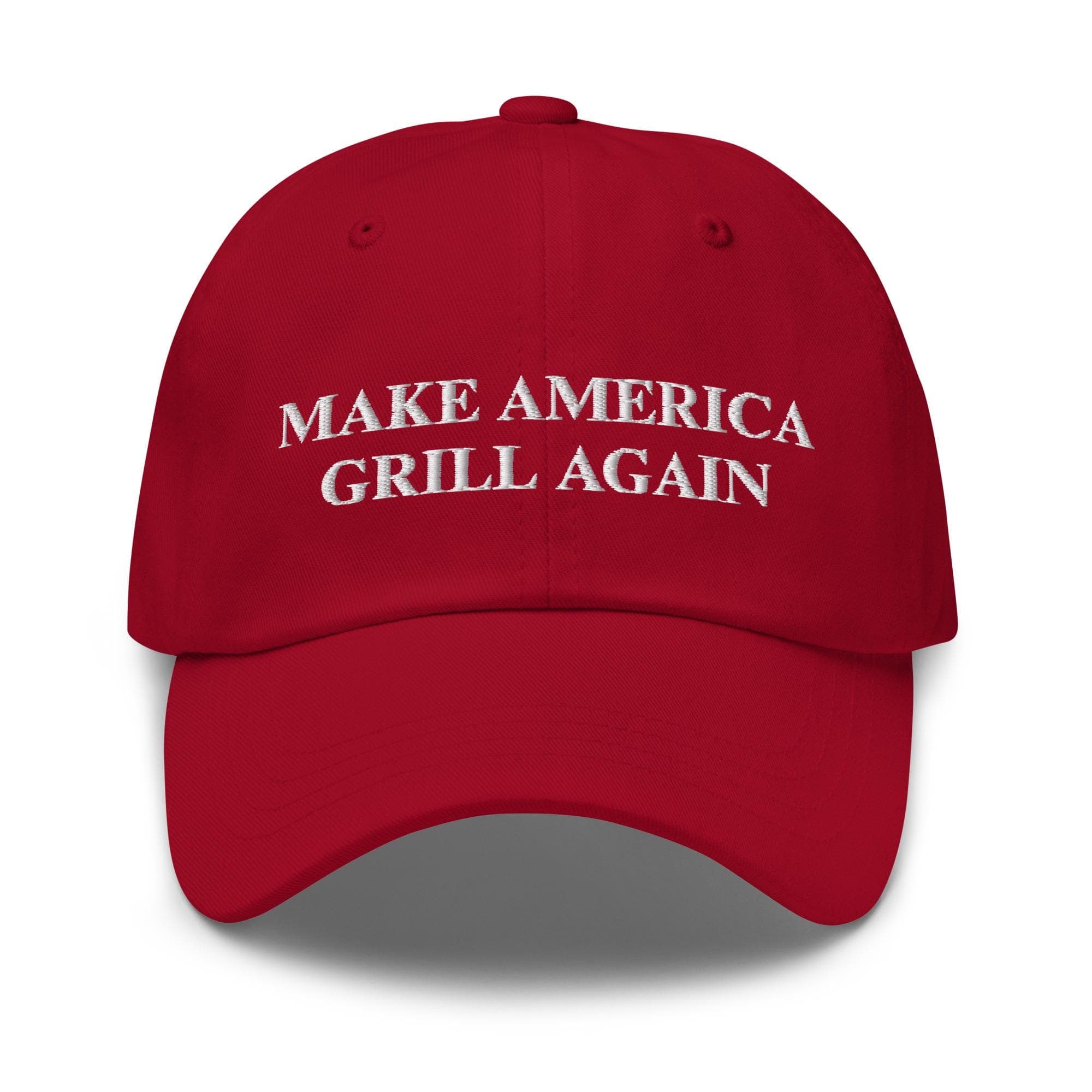 Make America Grill Again Hat Embroidered Hat Baseball Hat Red Donald Trump Hat Make America Great Again MAGA HAT Grill Hat BBQ Hat Cooking