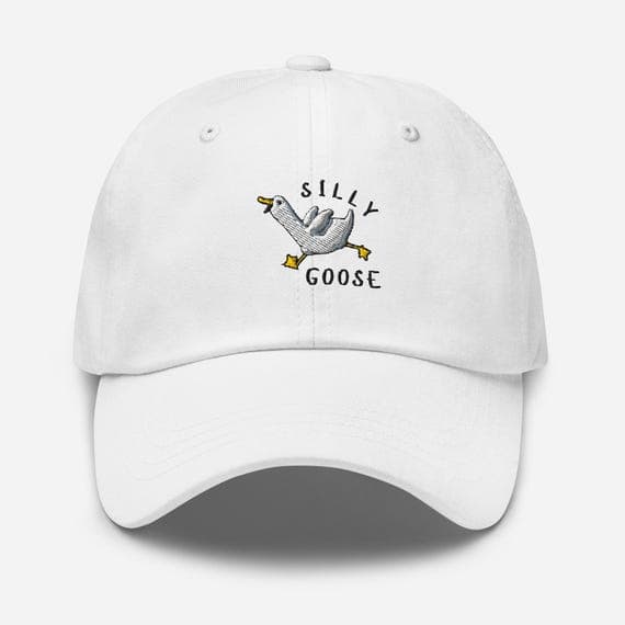Silly Goose Dad Cap | Embroidered Baseball Hat | Fun Animal Lover Gift