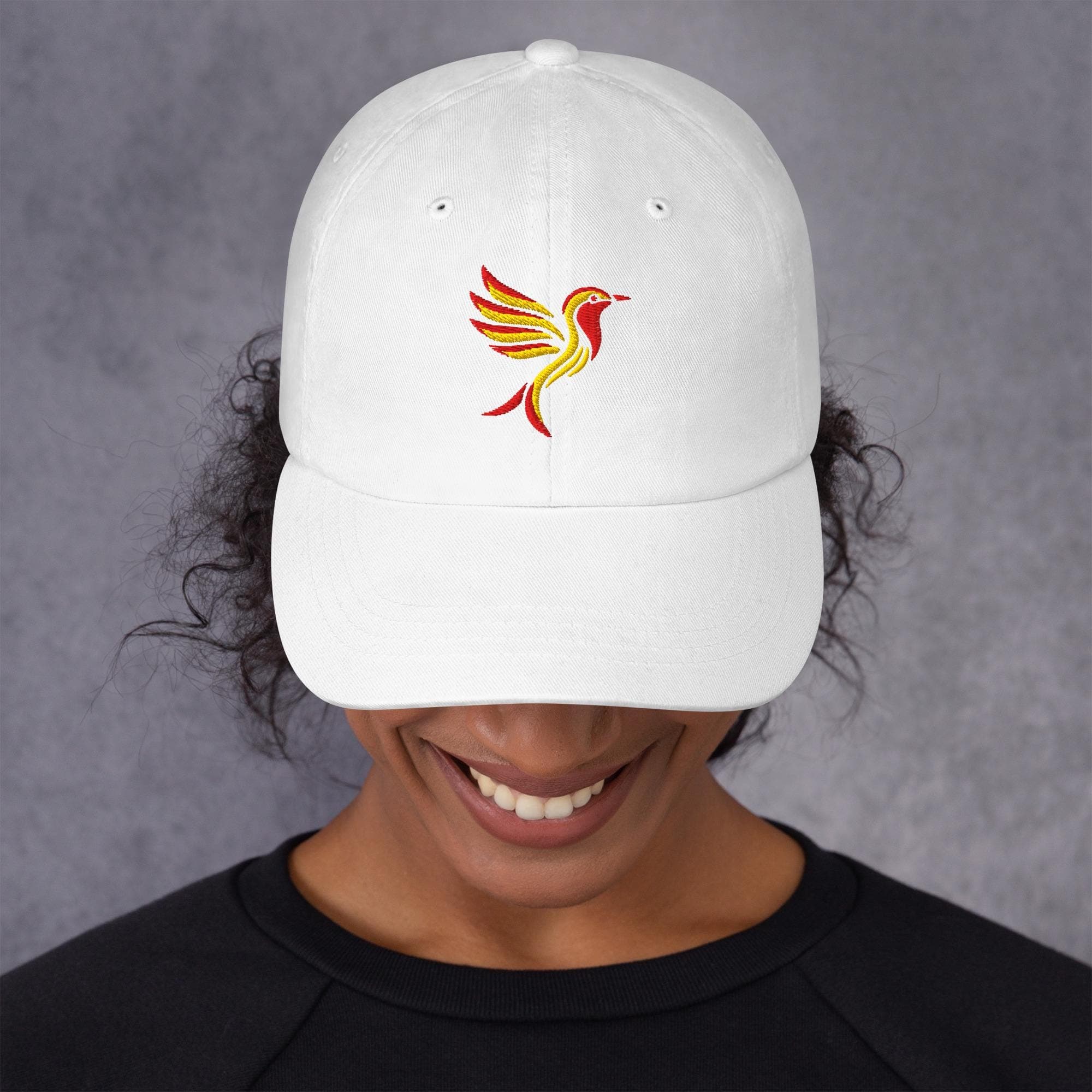 Flame Bird Hat Embroidered Dad Cap
red and yellow bird
bird logo
cute bird
aesthetic bird
colorful bird
gift for kid
gift for teens
for bird lover
for bird owners
bird cap
wildlife bird
hat with bird