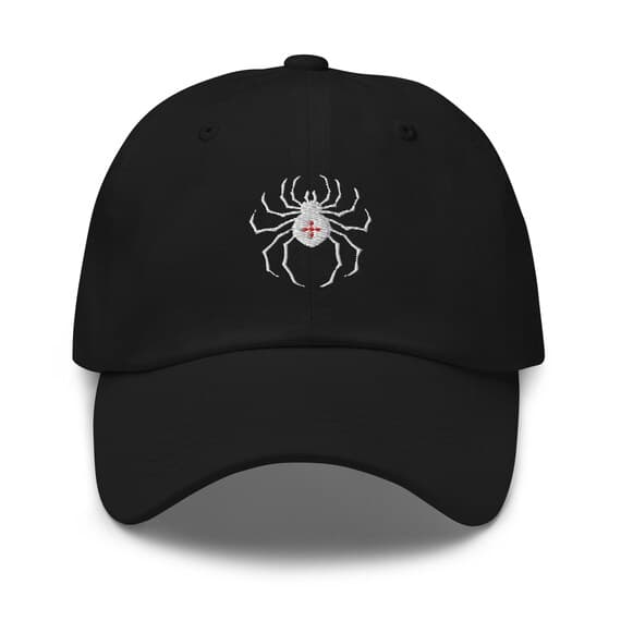 Phantom Troupe Logo Hat Embroidered Hat Anime Hat White Spider Logo Hat Gift for Spider Lover Anime Lover Gift