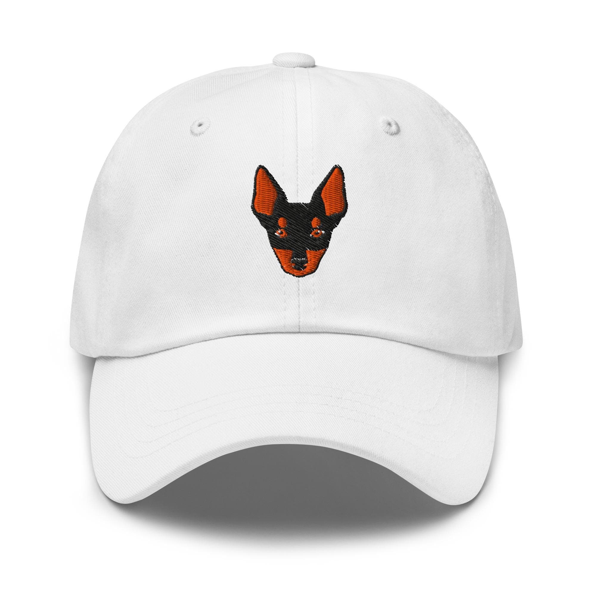 English Toy Terrier Hat Embroidered Hat Gift for Dog Owner Gift for Dad Cute Small Dog Gift Hat Gift for Dog Mom Gift for Dog Dad Hat
