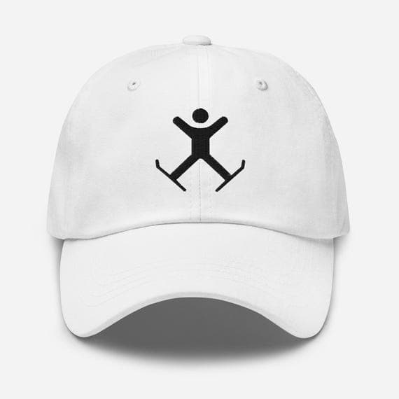 Skiing Embroidered Cap | Winter Sports Hat for Ski Lovers | Snowboard & Ski Gear