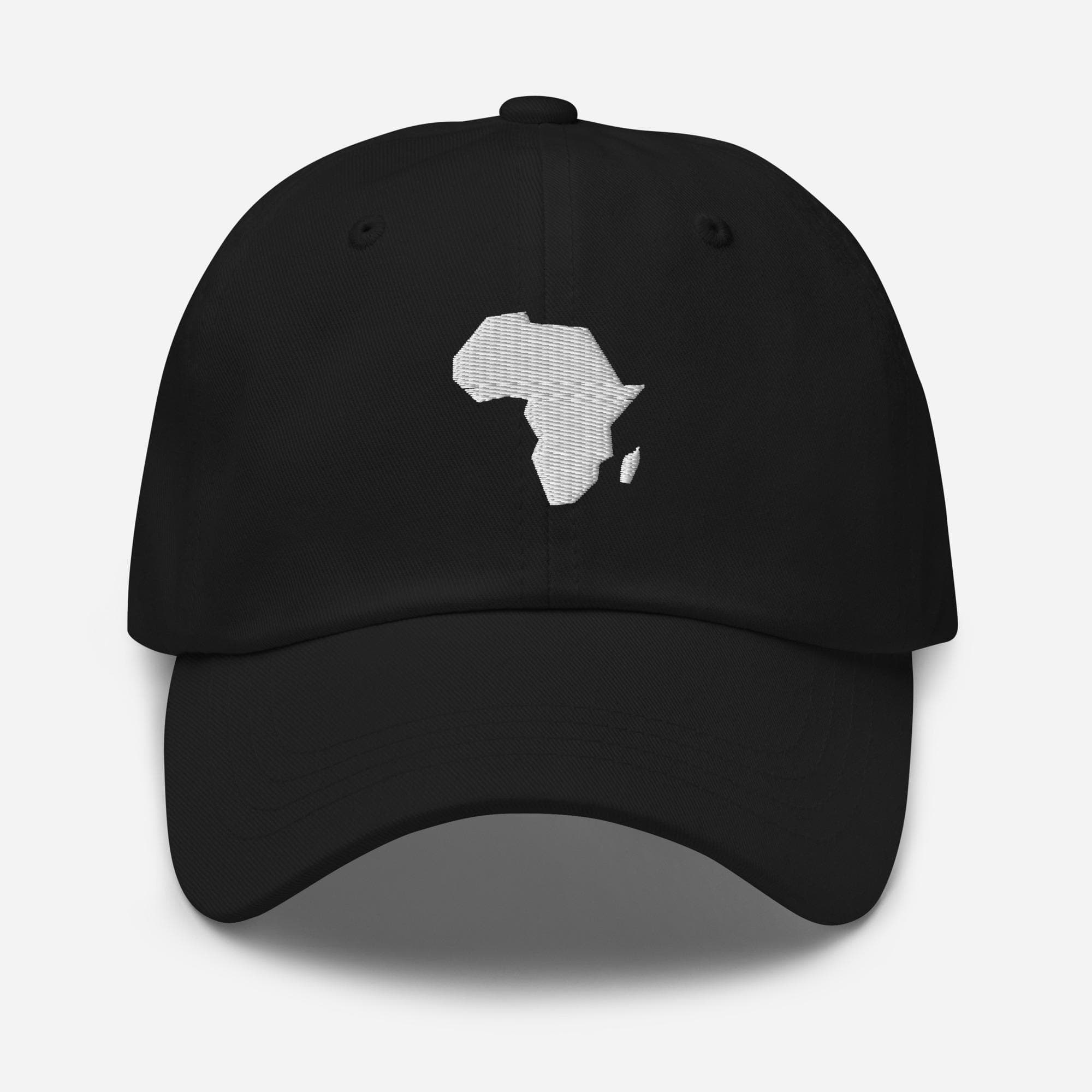Africa Map Hat Embroidered – African Heritage Baseball Cap, Cultural Travel Gift, Unique Embroidery Dad Cap