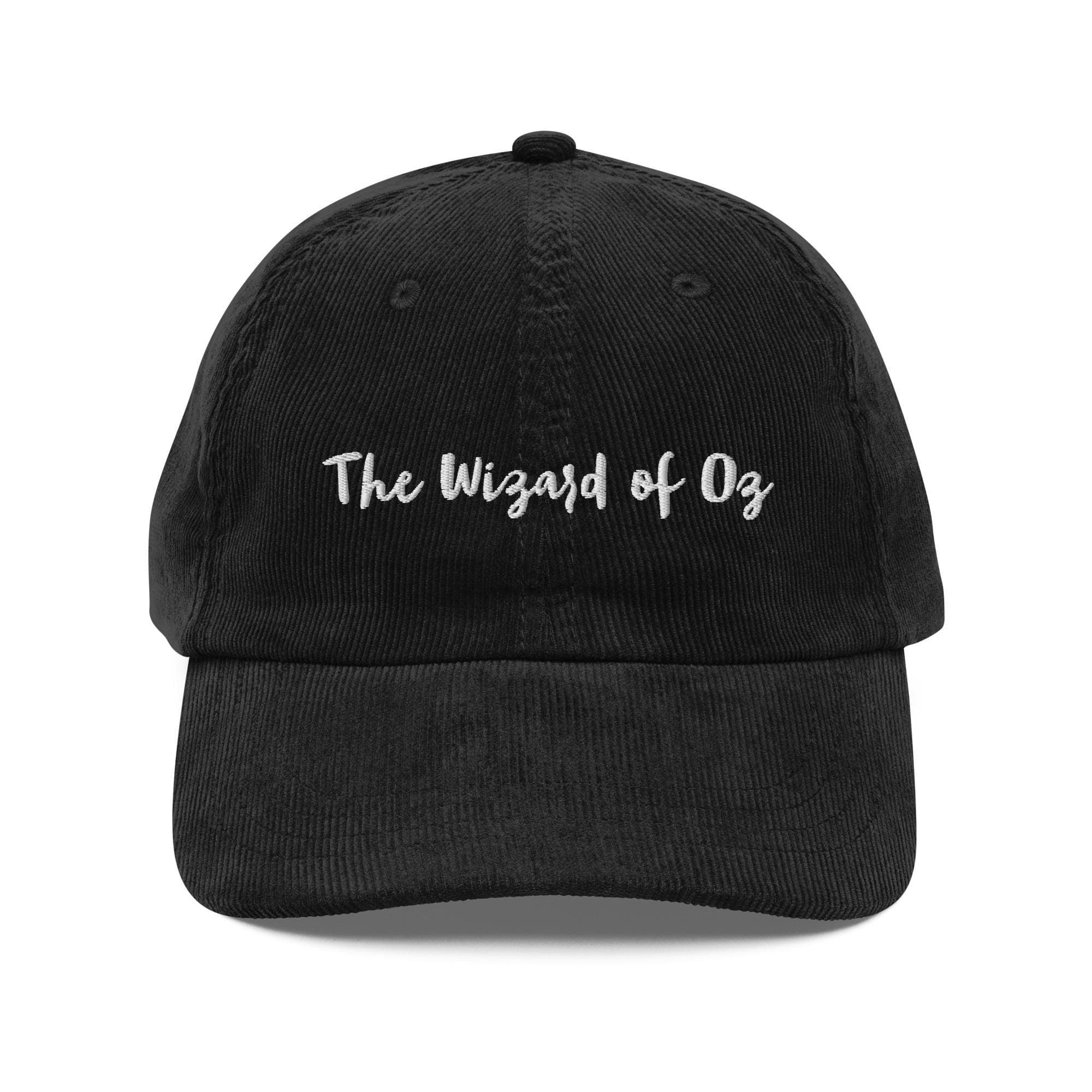 The Wizard of Oz Hat | Premium Vintage Corduroy Cap | Embroidered Hat