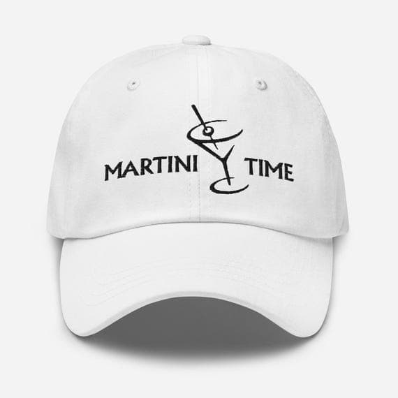 Martini Time Dad Cap – Embroidered Cocktail Baseball Hat for Bartenders, Espresso Martini Hat, Embroidered Dad Hat, Bachelorette Hats
