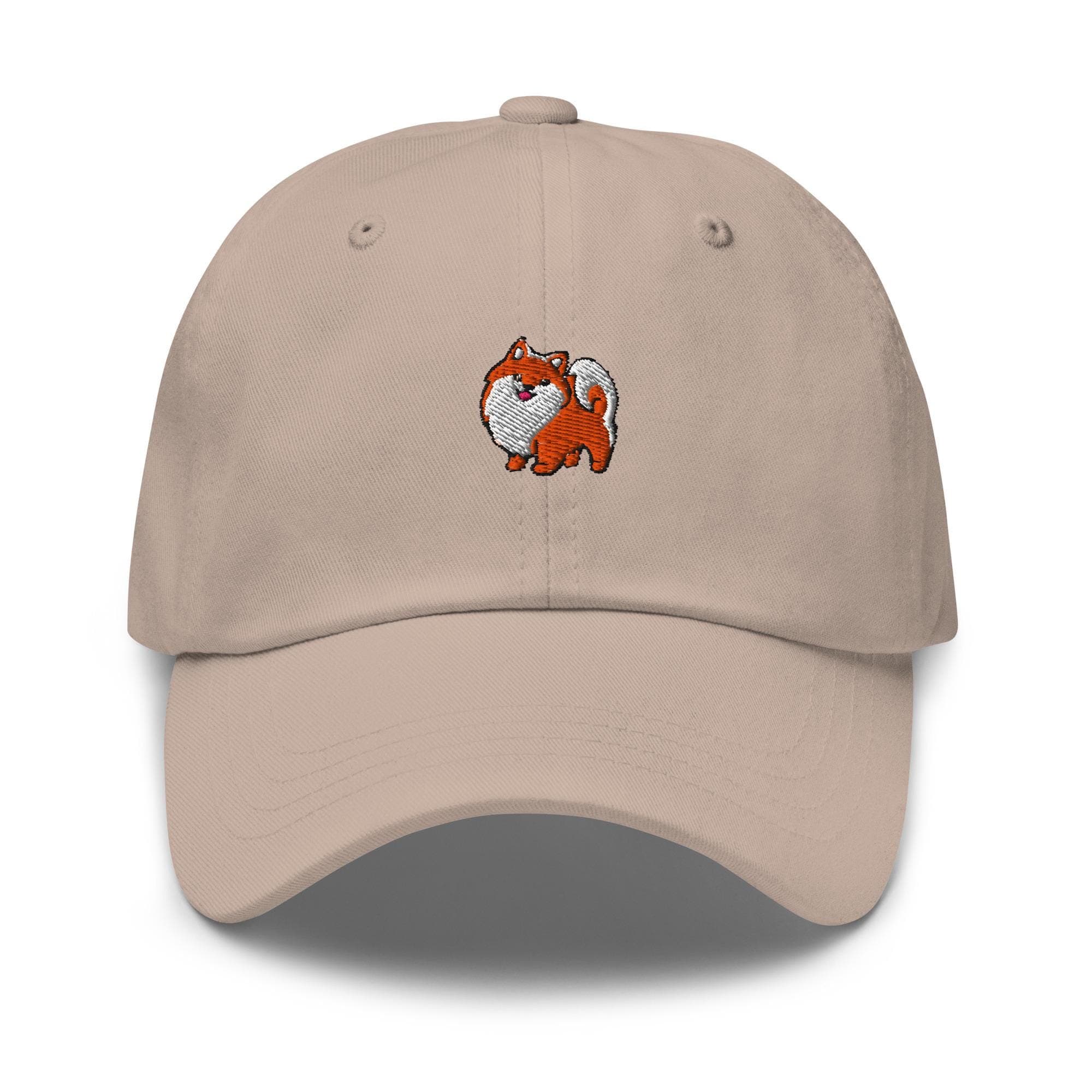 Pomeranian Hat Embroidered Dad Hat Cute Pomeranian Cap Gift for Dad Dog Animal Lover Gift for Pomeranian Dog Owner Cute Small Dog Gift Hat