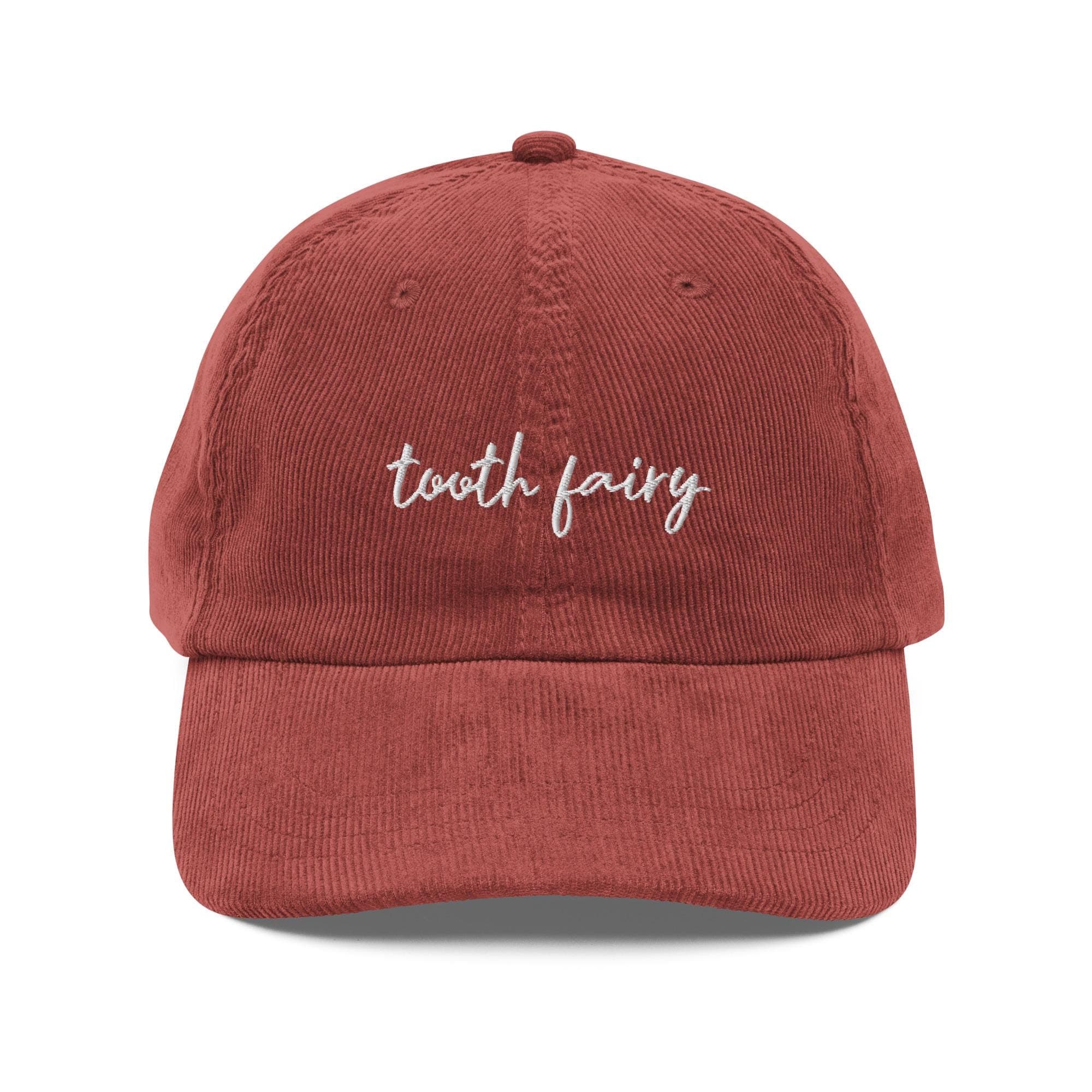 Tooth Fairy Hat | Premium Vintage Corduroy Cap | Embroidered Hat