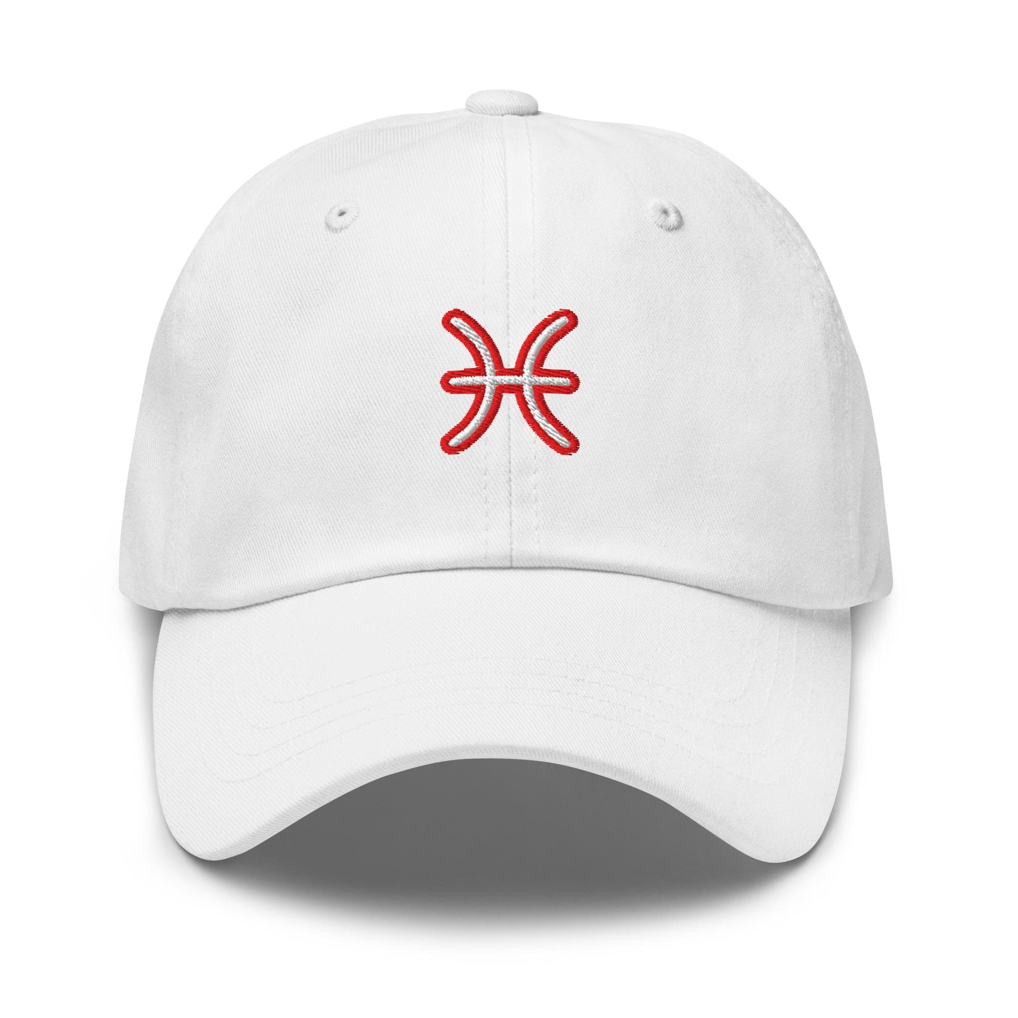 Pisces Zodiac Sign Hat Embroidered Dad Hat Adjustable Strap Gift for Pisces Birthday Gift Astrology Hat Horoscope Astrological Adult Cap
