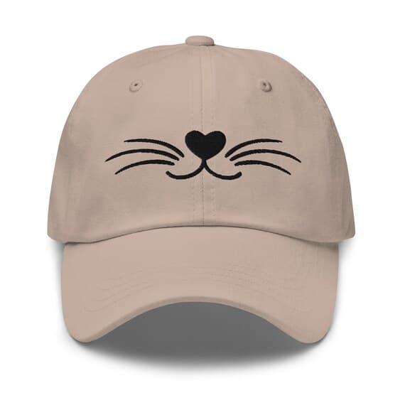 Cat Hat Embroidered Hat Unisex Baseball Hat Strapback Cat Lover Gift Cat Mom Cat Dad