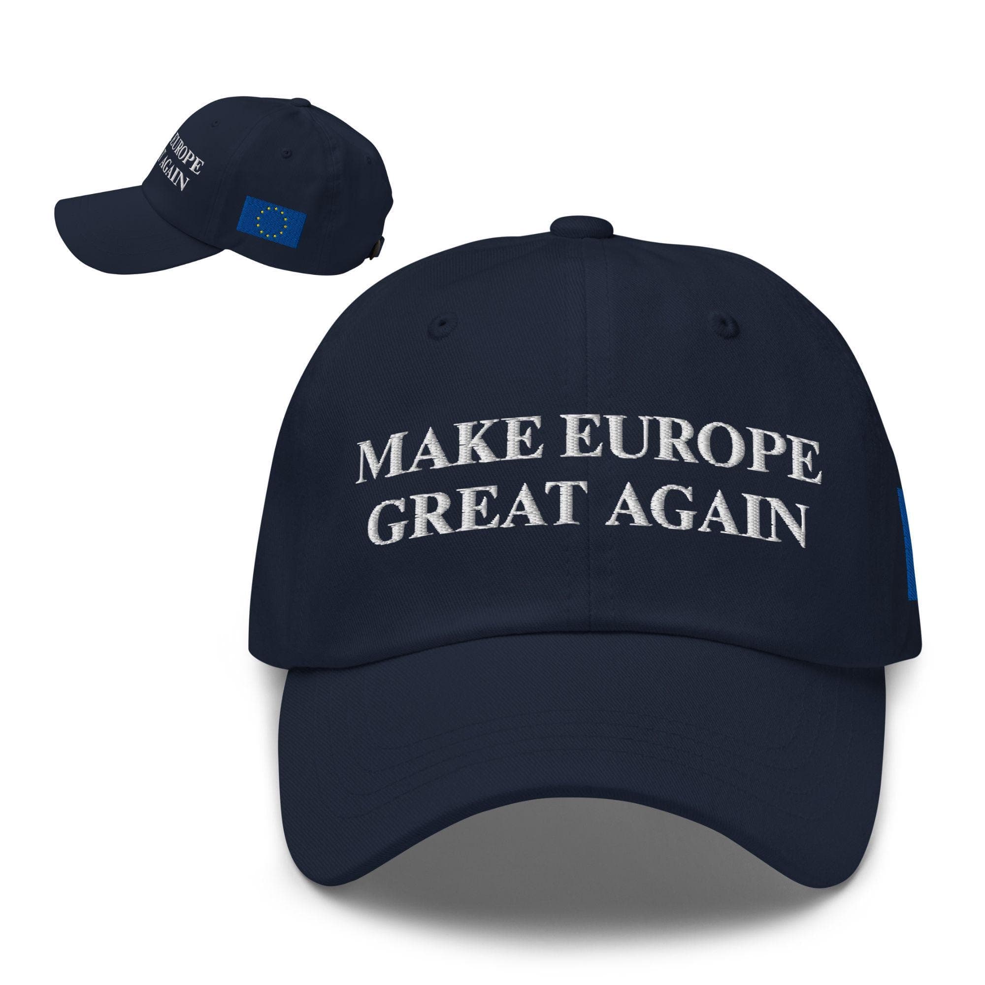 Make Europe Great Again Hat | Embroidered Dad Hat | MEGA HAT | Adjustable Buckle Baseball Cap