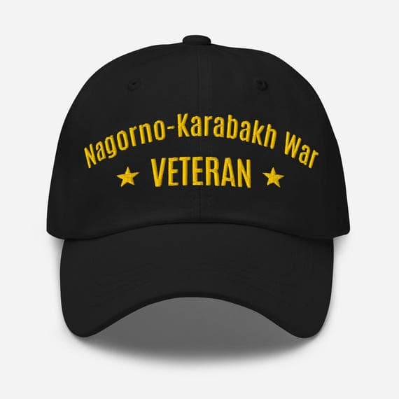 Nagorno-Karabakh Veteran Dad Cap | Artsakh Soldier Embroidered Hat | Azerbaijan Military Tribute