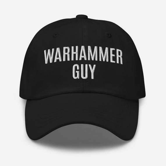 Warhammer guy Hat Embroidered Dad Cap | Warhammer Hat