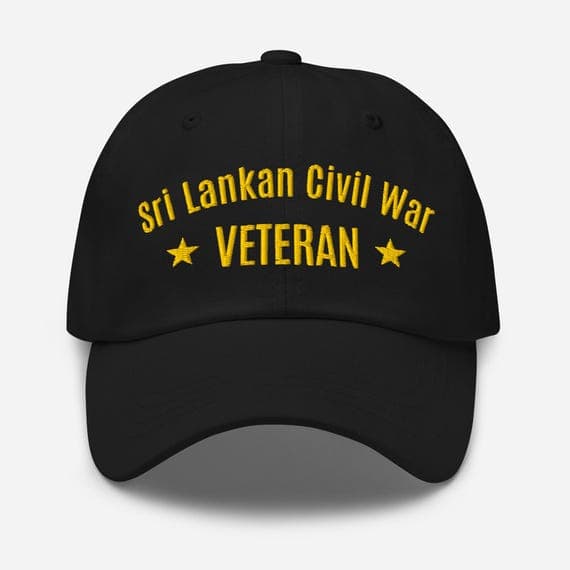 Sri Lankan Civil War Veteran Hat – Military Dad Cap Tribute for Army Heroes
